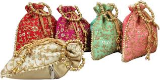 FASHIONABLE POTLI BAG FOR BRIDAL AND PARTY - INARSHIA.COM