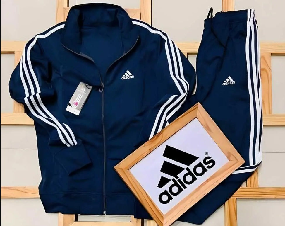 Full Sleeves Tracksuit for Men (Navy Blue, M) - INARSHIA.COM