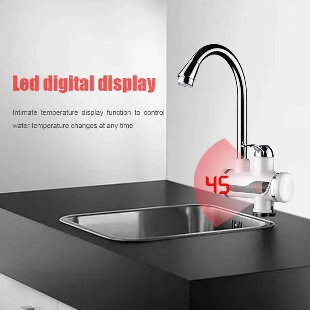 Electric Water Heater And Tankless Fast Water Heating Tap Instant Hot Kitchen Faucet 13162