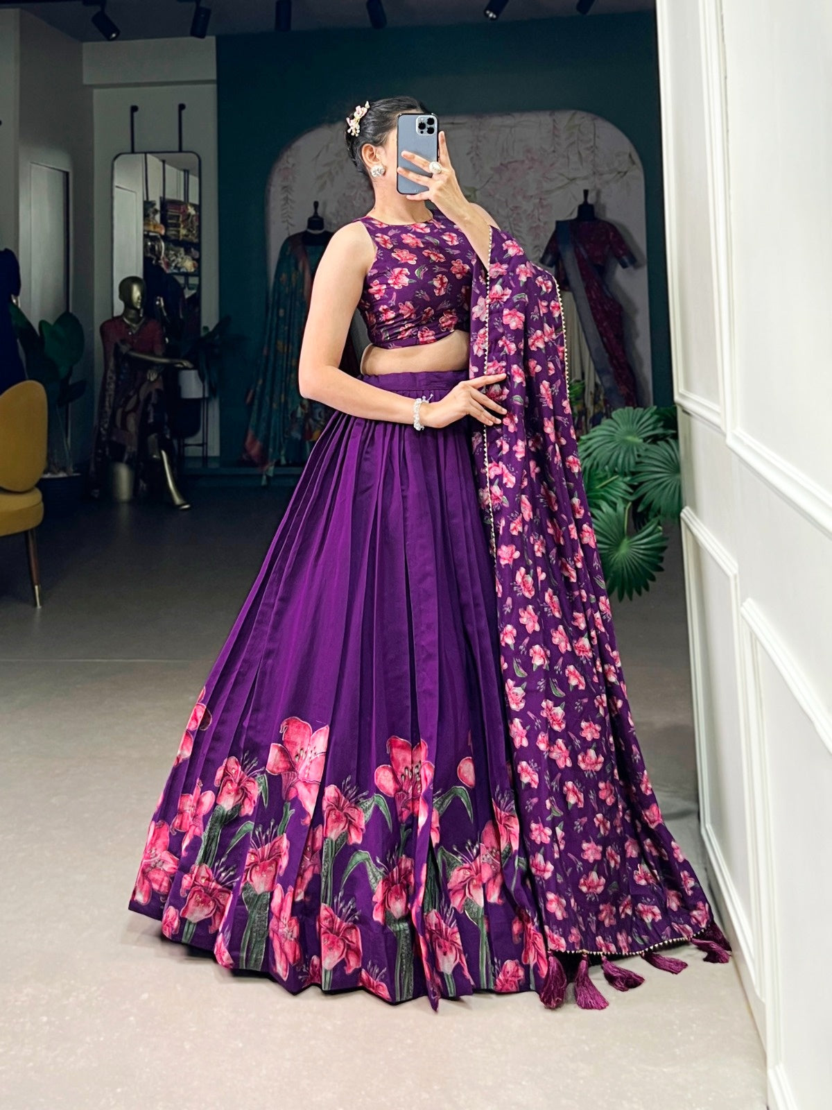 The Perfect Blend of Tradition And Sparkle Lehenga Choli 19231