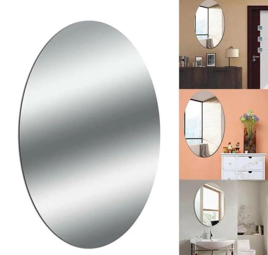 Combo of Oval Shape & Square Shape Mirror (Pack of 1) 13064