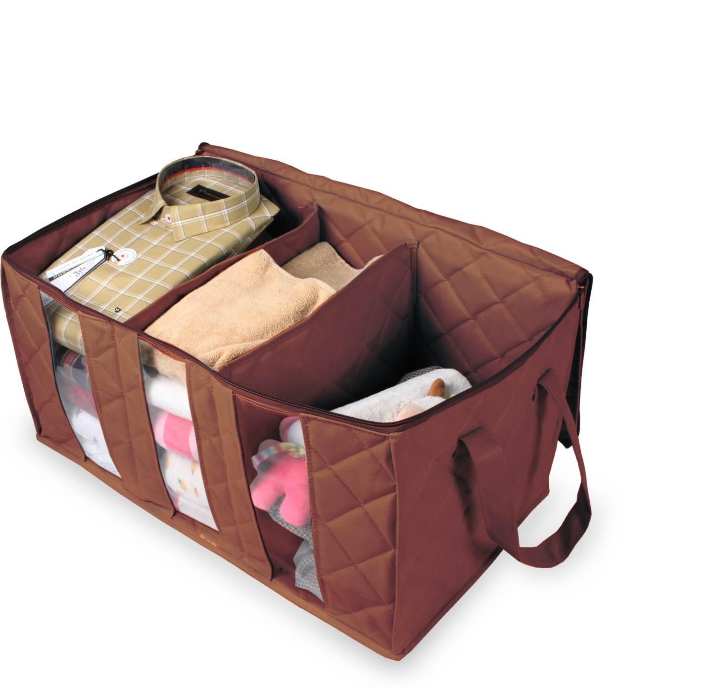 Organizer- 3 Compartment Foldable Storage Box p8cgy6-7z