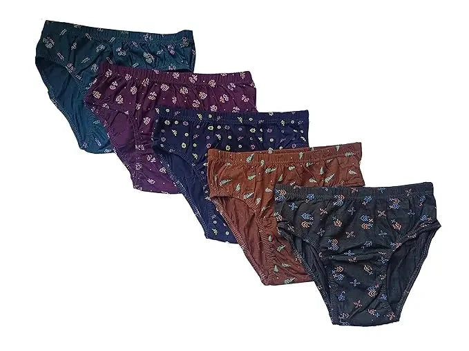 Pack of 5 Women Hipster Multicolor Panty 18944