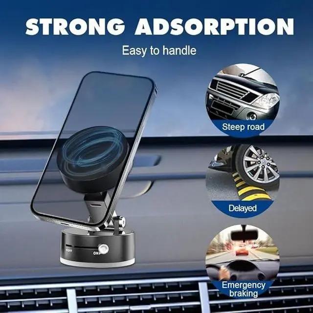 Vacuum Magnetic Suction Phone Holder - INARSHIA.COM