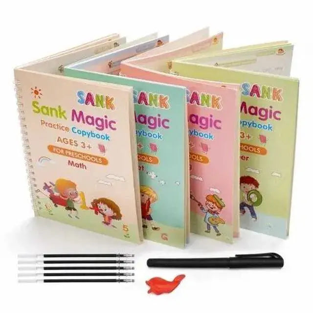 Magic Practice Copybook (4 Book + 10 Refill) (A-127) - INARSHIA.COM