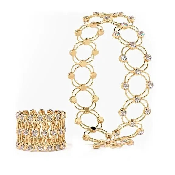 Bracelet Cum Ring Jewellery for Women & Girls 4629