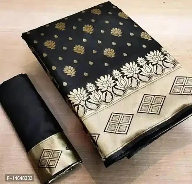 Jacquard Printed Saree for Women (Red, 6.3 m) 6706